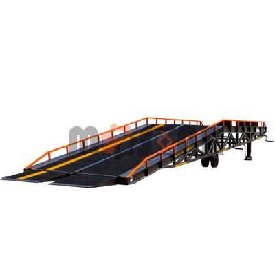 China Hydraulic ramp for forklift mobile ramp truck loading dock hydraulic ramp for truck for sale