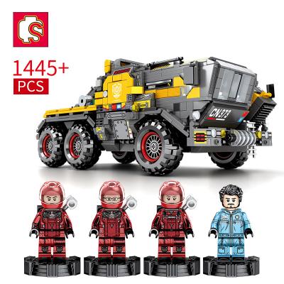 China The Toy Sembo Block Wandering Earth Series 107001 Brick Transport Vehicle Transporter Diy Educational Truck Building Block Toy Sets for sale