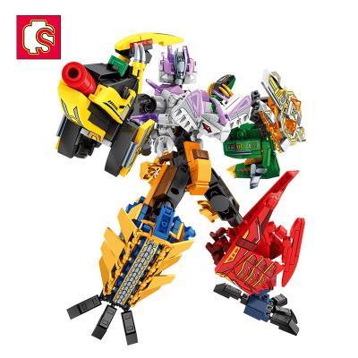 China DIY TOY Sembo Block 103145-103150 Educational Diy Deformation Robot Bricks Kids Iron Animal Dinosaur Kit Building Blocks Sets Mecha Toys for sale