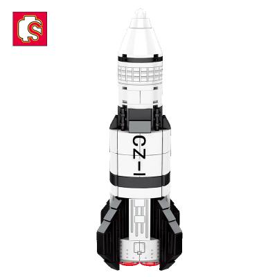 China Building Toy Sembo Block 203013 Building Blocks Astronaut Space Rocket Ascension Series Kids Educational Diys Bricks Kits 360Pcs Sets Toys for sale