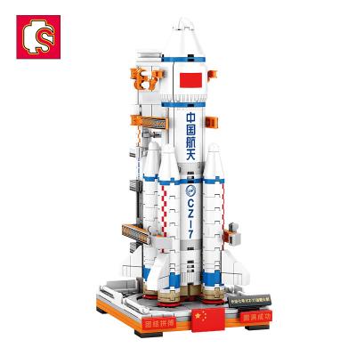 China Building Toy Sembo Block 203015 Building Blocks Astronaut 382Pcs Space Rocket Ascension Series Kids Educational Diys Bricks Sets Toys for sale