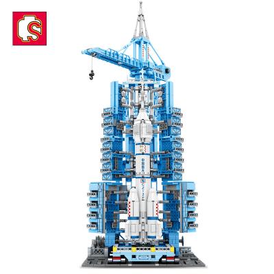 China Building Toy Sembo Block 203308 Basic Radio Remote Control Kids Launch Manned Spaceship Educational Rc Diy Bricks Building Blocks Sets Toys for sale