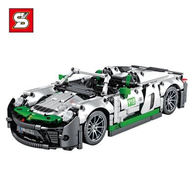 China SY 8610 1016PCS Rc Building Toy Assembling Diy Blocks Remote Electric Sports Radio Control Building Block Car Brick Building Set Toys for sale