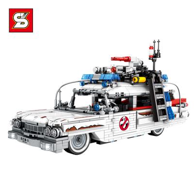 China Educational Building Toy SY 8611 1126PCS Boys Toys Model Bricks Kit Luxury Ghostbusters Assembling Kids Building Block Car Set for sale