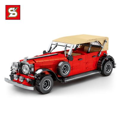 China Educational Building Toy SY 8612 1126PCS Boys Toys Model Bricks Kit Classic Cars Assembling Kids Building Block Car Set for sale