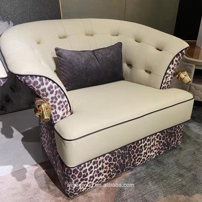 China modern design modern single seater armchair for living room leather sofa chair fabric leisure chair for sale