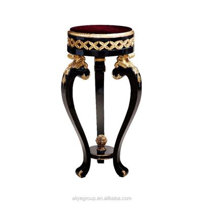 China Black And Gold Modern Luxury Corner Flower Stand For Home Use for sale