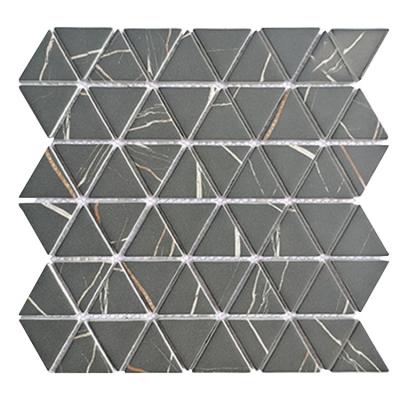 China China Wholesale Premium Kitchen Backsplash Wall Parquet Glass Mosaic Slab for sale