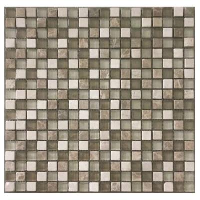 China Parquet Quality Wall Mosaic Backsplash Premium Glass Cheap Decorative Exterior Slab for sale