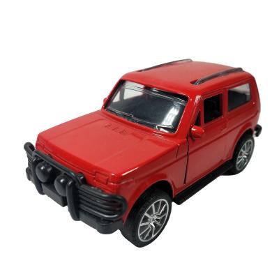 China 1:32 Diecast Toy Pull Back Double Door Russian Cars Alloy Metal Die Cast Toy Model for sale