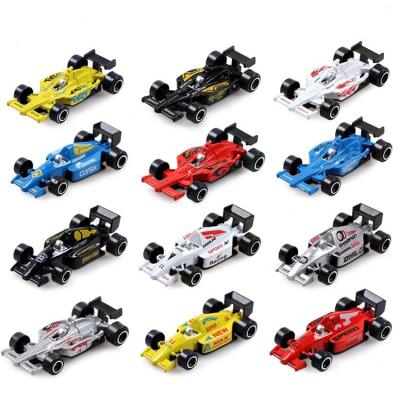 China Hot Selling Quality 36pcs/pdq Best Selling Slide Car Toy Formula Alloy Diecast 1/87 Model for sale