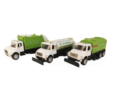 China Pull Out Car Pull Bcak Model Hygiene Car 1/43 Die-Cast Car Model Alloy TOYS Gifts for sale