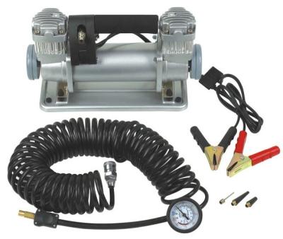 China Twin engine heavy duty air compressor, 12v air pump, car tire inflator YD-700 YD-700 for sale