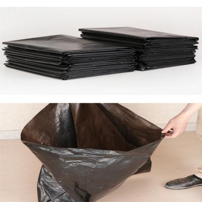 China Disposable Waterproof Household Garbage Bag Rolls Jumbo Thickness Garbage Bag Heavy Duty Bin Liners for sale