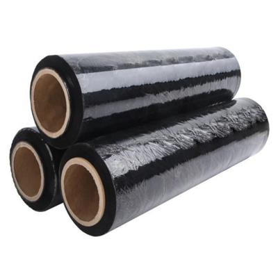 China Moisture Proof Manual Tear Wrap Film Roll Stretch Cling Film Shrink Black Plastic for sale