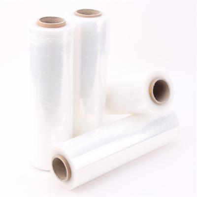 China Wholesale large roll waterproof pe wrapping film stretch film manufacturers self adhesive stretch film for sale