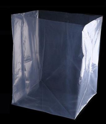 China Moisture Proof Transparent Bottom Plastic Square Delivery Bag Package Environmental Friendly Bags for sale