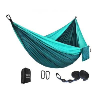 China Traveler Hammock Custom Printed Camping Hammock Portable with 2 Tree Straps for sale