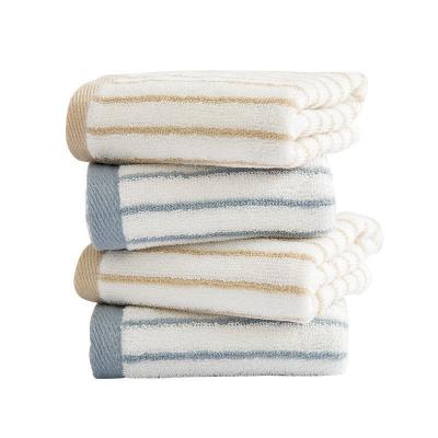 China Multi Purpose Custom Cotton Stripe Towel Bath Towels High Quality Stripes for sale