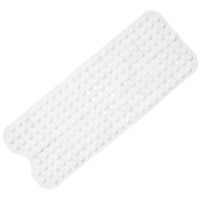 China Bathroom Kitchen Waterproof Floor PVC Bath Mat Custom Non Slip Transparent Rubber Mat for sale