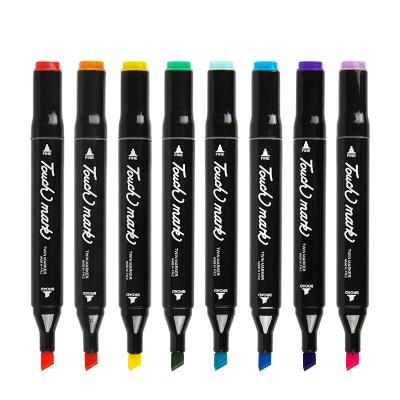 China Children's graffiti painting markers non-toxic double-tip markers for sale