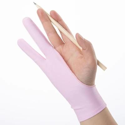 China Palm Rejection Digital Art Glove for Graphic Tablet IPad Paper Sketching Smudge Guard Custom Drawing Glove for sale