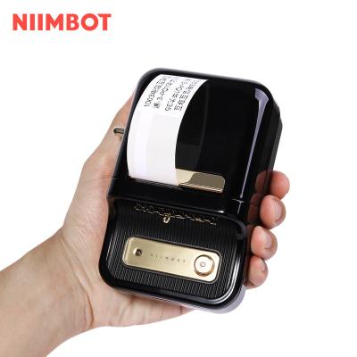 China Niimbot Digital Sticker Text Printer Barcode Printer Thermal Roll Paper Thermal Black And White Multifunctional Black Color USB for sale