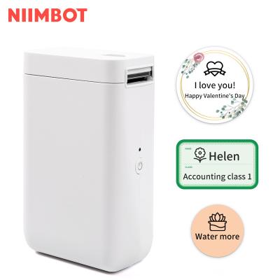 China NiiMbot 27mm black and white label thermal printer portable mini wireless sticker printers label printer for sale