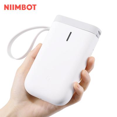 China NIIMBOT 2022 Mini Smart Portable Rechargeable Mobile Phone Connection Thermal Label Maker Machine With USB Port for sale