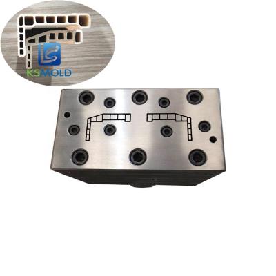 China Steel High Quality PVC WPC Door Edge Achitrave Extrusion Tool Machine Die Mold Mould Molding for sale