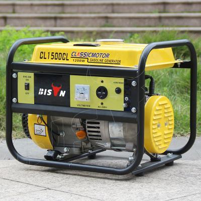 China Small Generator Supply Electric Power BISON 1 KW 1kw Generator Gasoline Electric Generator 1200w AC Generator for sale