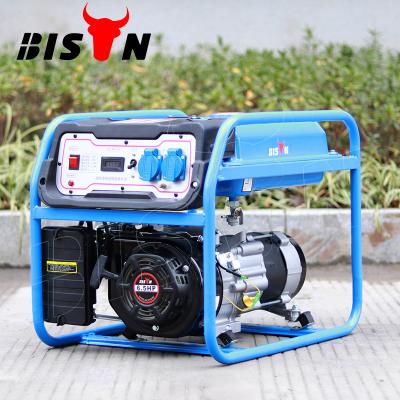 China Small Generator Supply Electric Power (CHINA) BISON Gasoline Home Generator 2500 Small Gasoline 4 Stroke Generator 2kw for sale