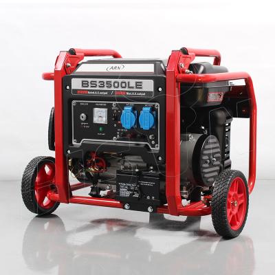 China Small Generator Supply Electric Power BISON 3kw Gasoline Engine Generator 7hp Power Electric Generator Single Three Phase Genset for sale