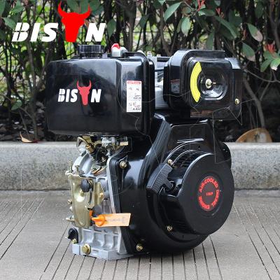 China BISON air-cooled single cylinder marine diesel engine 10 hp km186f diesel engine for sale