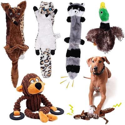 China Viable Wholesale Custom Cute Plush Dog Toys Halloween Christmas Interactive Pet Dog Squeaky Plush Toys for sale