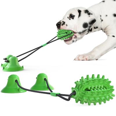 China Viable Hot Sale Amazon Double Suction Cup Double Suction Cup Tug Of War Dog Toy Training Dog Toys New Dog Toys for sale