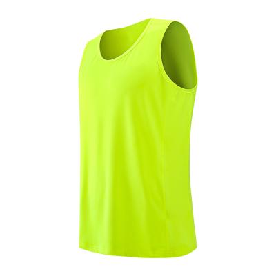 China Summer QUICK DRY Mens Gym Sports Quick Dry Mesh Round Neck Sleeveless Tank Top for sale