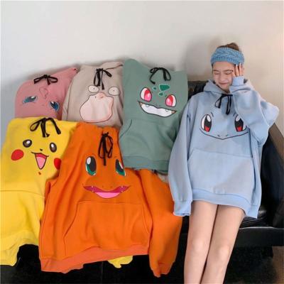 China Cute Japan Streetwear Cartoon Hoodie Men Women Amine Hoodies Women Hip Hop Harajuku Girl Sweatshirt Long Sleeve Breathable Harajuku Hoodie for sale