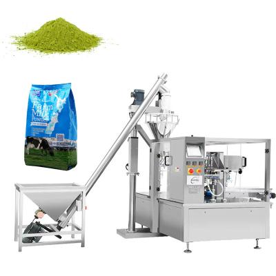 China Food High Quality Fully Automatic Premade Bag Packing Machine Stand Up Pouch Powder Filling  Machines for sale