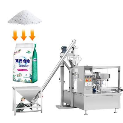 China Food Full Automatic Filling And Sealing Packaging Machine Zipper Doypack Powder Packing Machines for sale