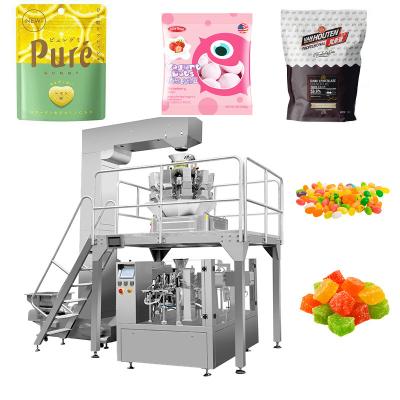 China Food Custom Logo Easy To Opera Multi-Function Packaging Jerky Machines Granular Doypack Filling Machine for sale