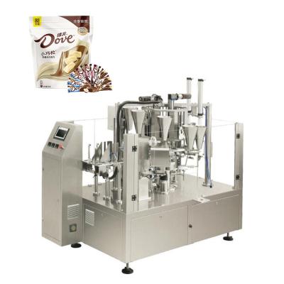 China Food Automatic Chocolate Counting Packaging Machines Premade Pouch Bag In Bag Secondary Packing Machine for sale