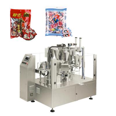 China Food Fully Automatic Bag In Bag Case Packing Machine Cheap Premade Pouch Sachet Packaging Machine for sale