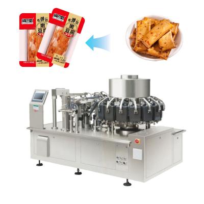 China Food Good Price Filling And Sealing Machines Fully Automatic Premade Bag Vacuum Packing Machine for sale