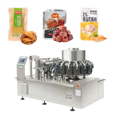 China Food Factory Price Automatic Chicken Vacuum Premade Bag Packing Machine Small Sachet Packaging Machines for sale