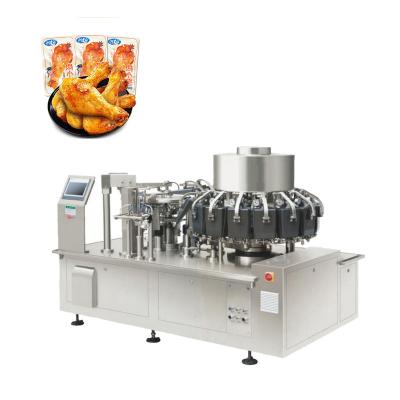 China Food Automatic Premade Vacuum Bag Packing Machine Food Commodity Quail Eggs Pouch Packaging Machines for sale