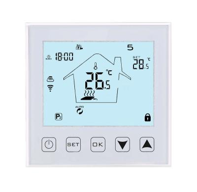 China 90-240V heating cable mat thermostat floor heat wifi programmable electric thermostat for sale