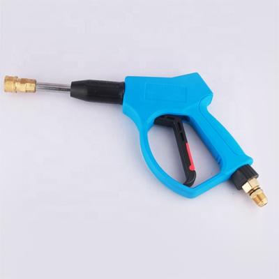 China New China-chic Professional Blue High Pressure Water Jet Gun 200 Bar Car Wash Sand Blowing Spray Gun for sale