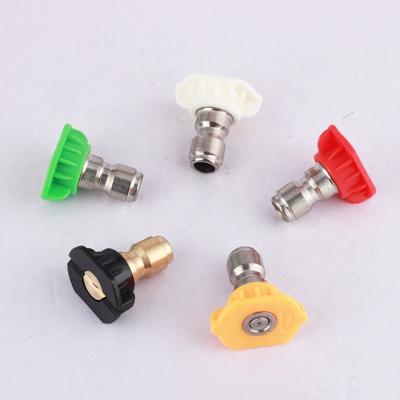 China Washing 0 15 25 40 Degree Different Color Best Pressure Washer Spray Tip Nozzle for sale