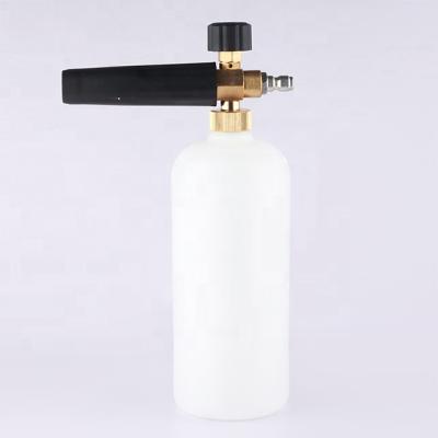 China Hot Selling Plastic High Quality Portable Foam Cannon Car Wash Clear Lance For Pressure Washer for sale